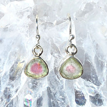 Lade das Bild in den Galerie-Viewer, Ohrringe Turmalin Silber
