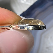 Lade das Bild in den Galerie-Viewer, Ohrringe Golden Rutil Silber
