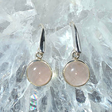 Lade das Bild in den Galerie-Viewer, Ohrringe Rosenquarz Silber
