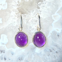 Lade das Bild in den Galerie-Viewer, Ohrringe Amethyst Silber
