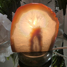 Lade das Bild in den Galerie-Viewer, B Ware Kristall-Lampe Achat
