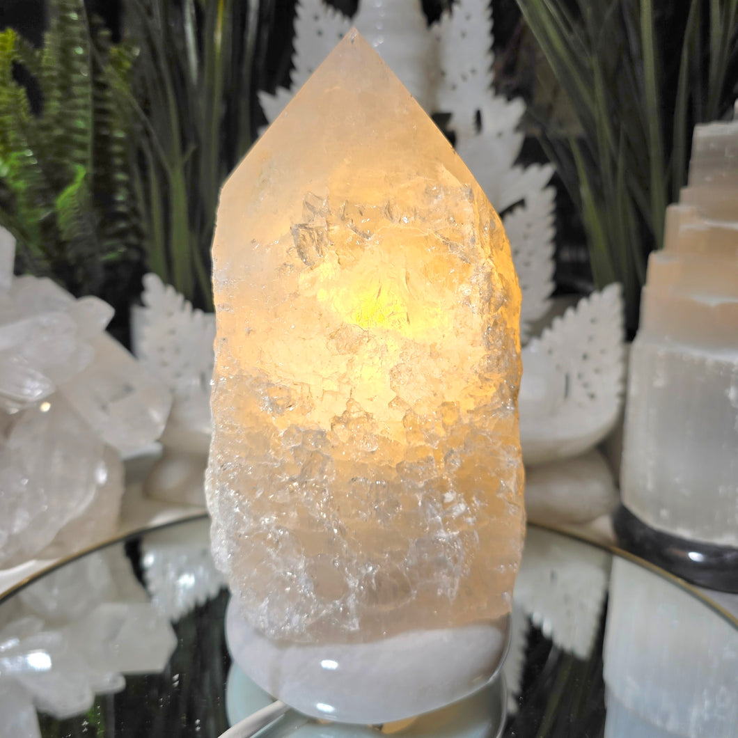 Kristall-Lampe Bergkristall