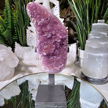 Lade das Bild in den Galerie-Viewer, Amethyst Cluster auf Stand
