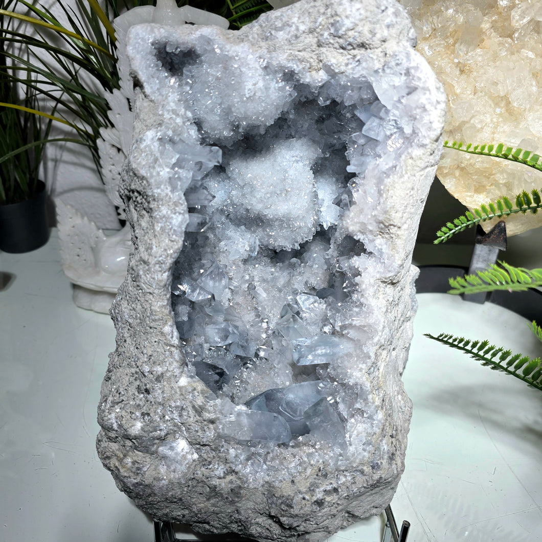 XL Coelestin Cluster Geode