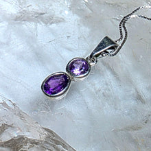 Lade das Bild in den Galerie-Viewer, Kettenanhänger Amethyst Silber
