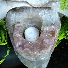 Lade das Bild in den Galerie-Viewer, Achat Teelichthalter
