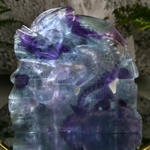 Lade das Bild in den Galerie-Viewer, Fluorit Drachen Carving
