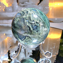 Lade das Bild in den Galerie-Viewer, Baumachat Kugel mit Stand

