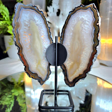 Lade das Bild in den Galerie-Viewer, Achat Schmetterling auf Stand
