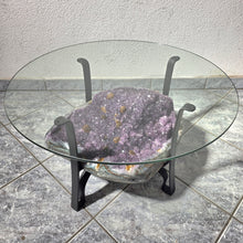 Lade das Bild in den Galerie-Viewer, XXL Amethyst Tisch mit Zuckerkristallen
