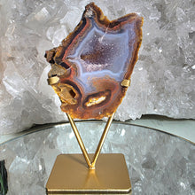 Lade das Bild in den Galerie-Viewer, Achat Druse mit Stand
