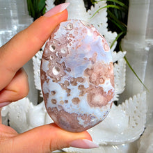 Lade das Bild in den Galerie-Viewer, Pink Amethyst mit Amethyst Taschenstein
