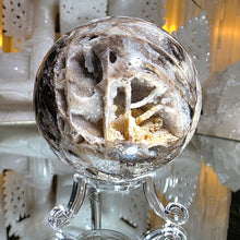 Lade das Bild in den Galerie-Viewer, Sphalerit Kugel mit Stand
