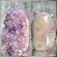 Lade das Bild in den Galerie-Viewer, Pink Amethyst mit Amethyst Freeform
