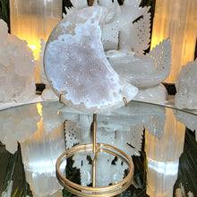 Lade das Bild in den Galerie-Viewer, Achat Mond mit Stand
