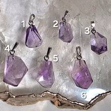 Lade das Bild in den Galerie-Viewer, Kettenanhänger Amethyst Silber Variation
