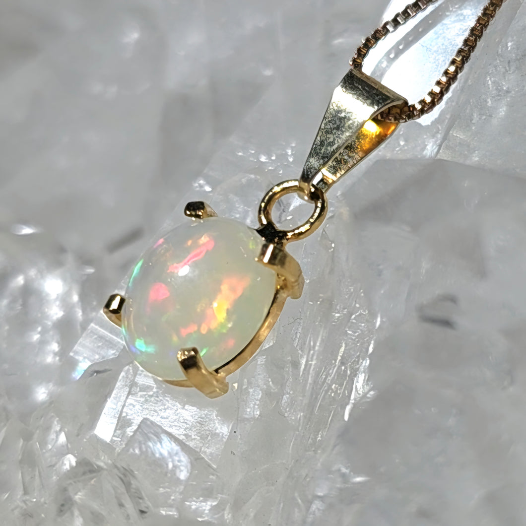 Kettenanhänger Opal Silber