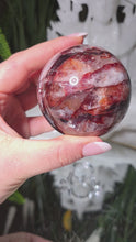 Laden und Abspielen von Videos im Galerie-Viewer, Feuerquarz Kugel mit Stand
