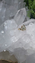 Laden und Abspielen von Videos im Galerie-Viewer, Ring Pyrit Tropfen Gold (Ringgr. 51-53)
