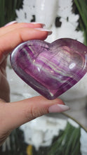 Laden und Abspielen von Videos im Galerie-Viewer, Fluorit Herz Schale
