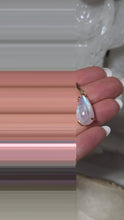 Laden und Abspielen von Videos im Galerie-Viewer, Ohrringe High Quality Regenbogen Mondstein Gold
