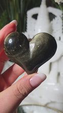 Laden und Abspielen von Videos im Galerie-Viewer, Obsidian Herz mit goldenem Flash
