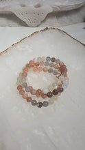 Laden und Abspielen von Videos im Galerie-Viewer, Kugelarmband Mondstein (7,5-8,5mm)
