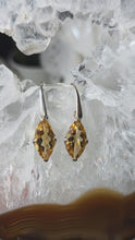Laden und Abspielen von Videos im Galerie-Viewer, Ohrringe Citrin facettiert Silber
