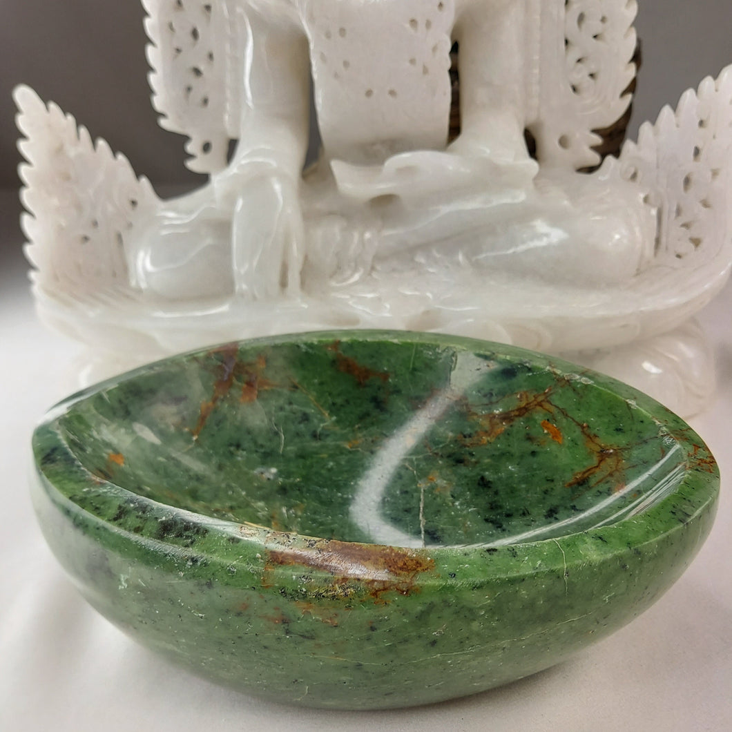 B Ware XL Chrysopras Schale
