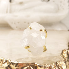 Lade das Bild in den Galerie-Viewer, Ring Bergkristall Cluster Gold
